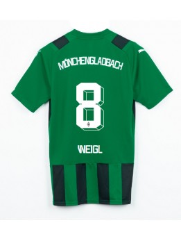 Moški Nogometna dresi replika Borussia Monchengladbach Julian Weigl #8 Gostujoči 2023-24 Kratek rokav